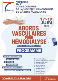 29ème Cours-Congrès de la SFAV